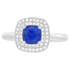 Sapphire and Diamond Ring 18k by Spark