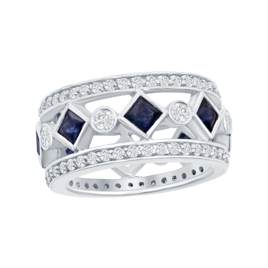 Sapphire and Diamond Ring 3.40 Carat