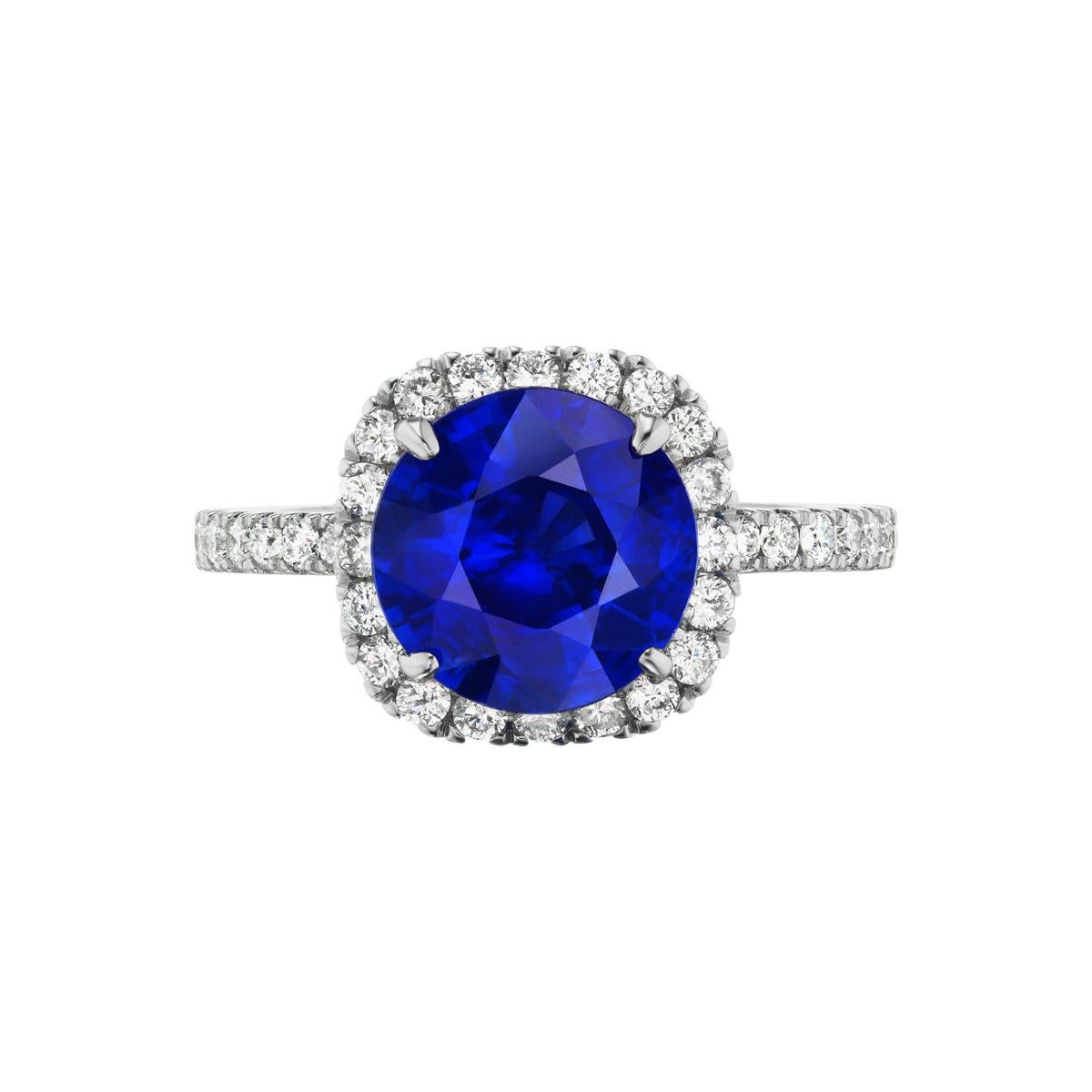 Sapphire and Diamond Ring by RayazTakat For Sale