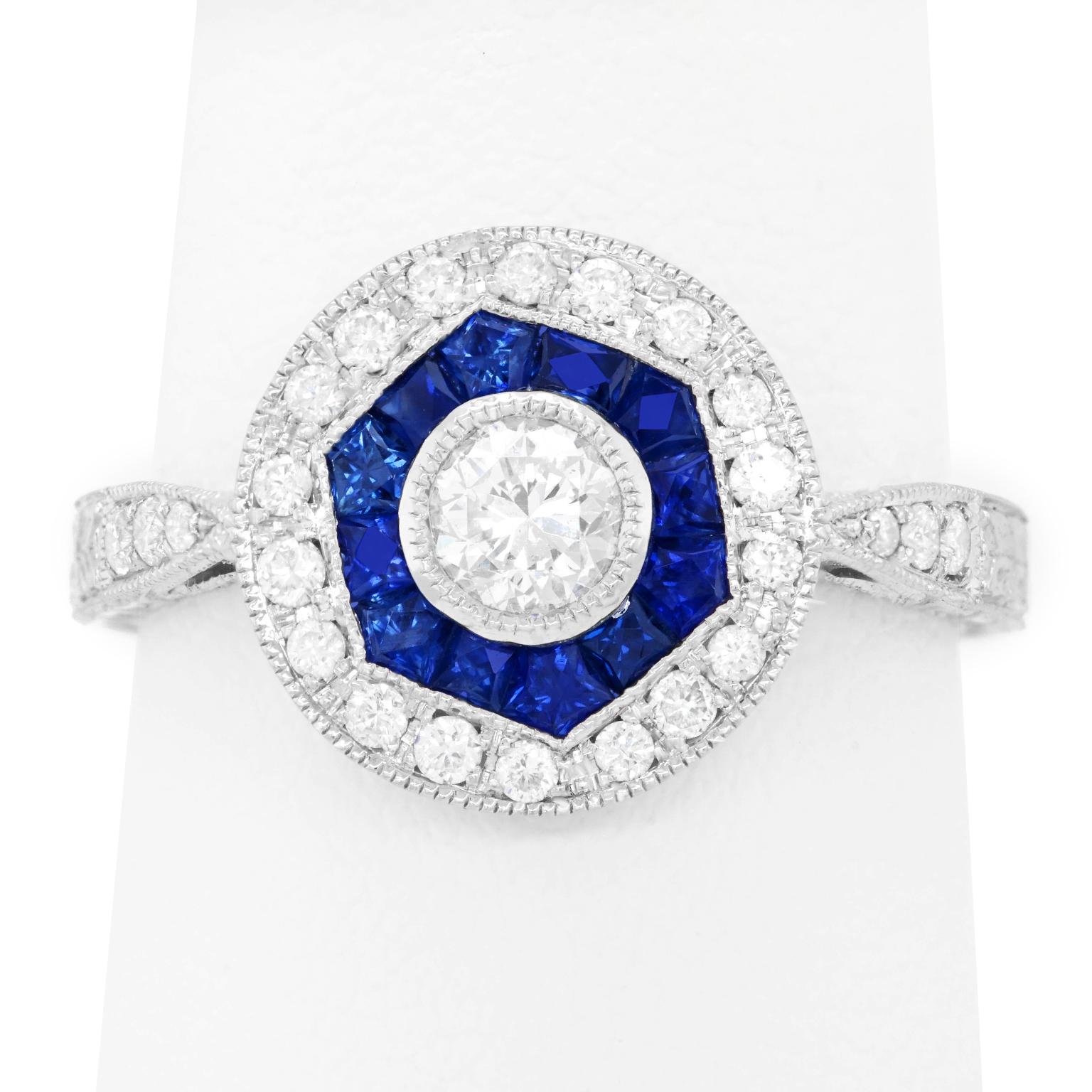 Sapphire and Diamond Ring 4