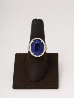 Sapphire and Diamond Ring