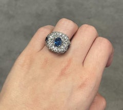 Sapphire and Diamond Ring