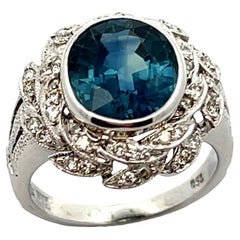 Sapphire and Diamond Ring