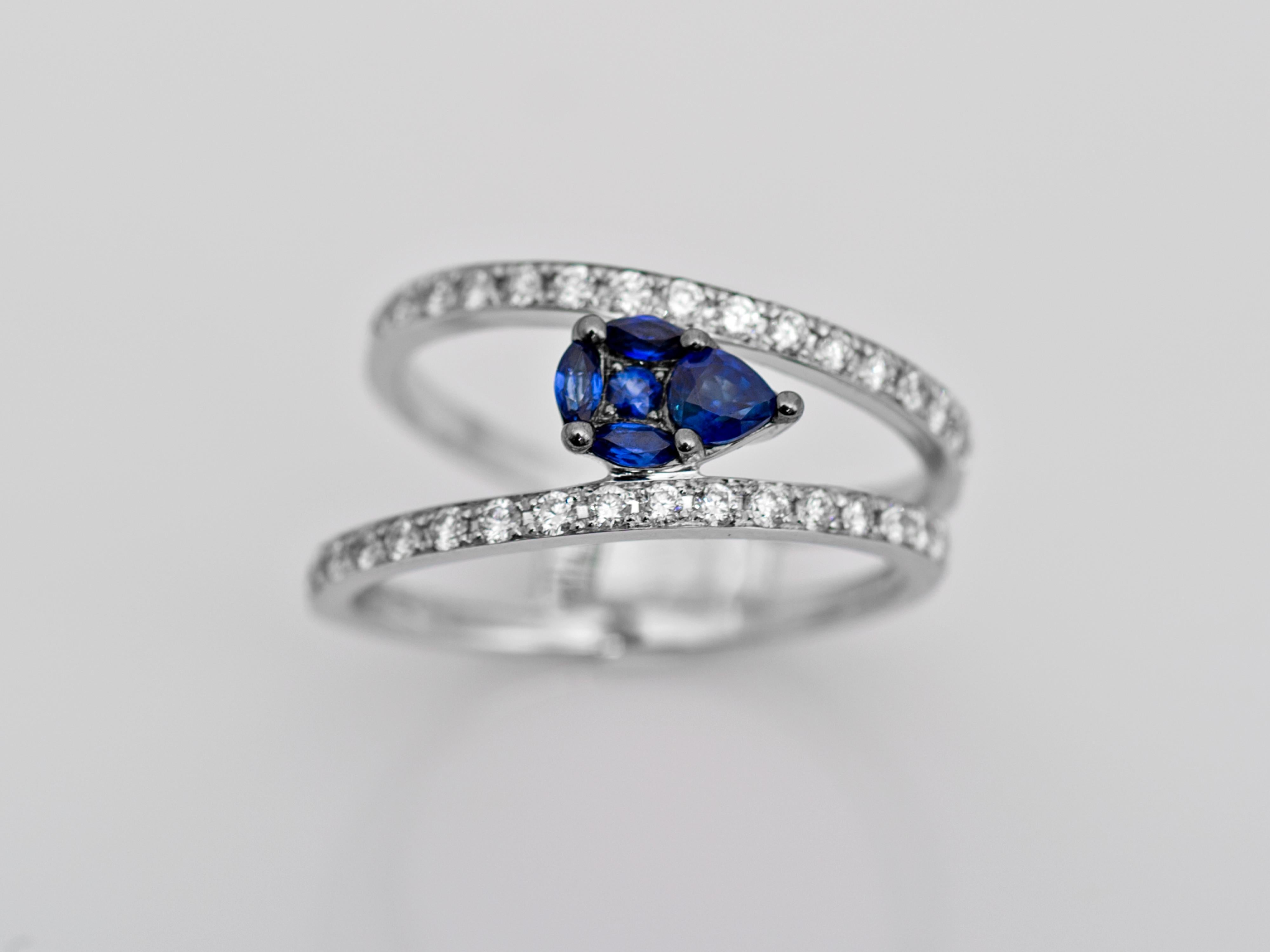 Women's Sapphire and Diamond Ring