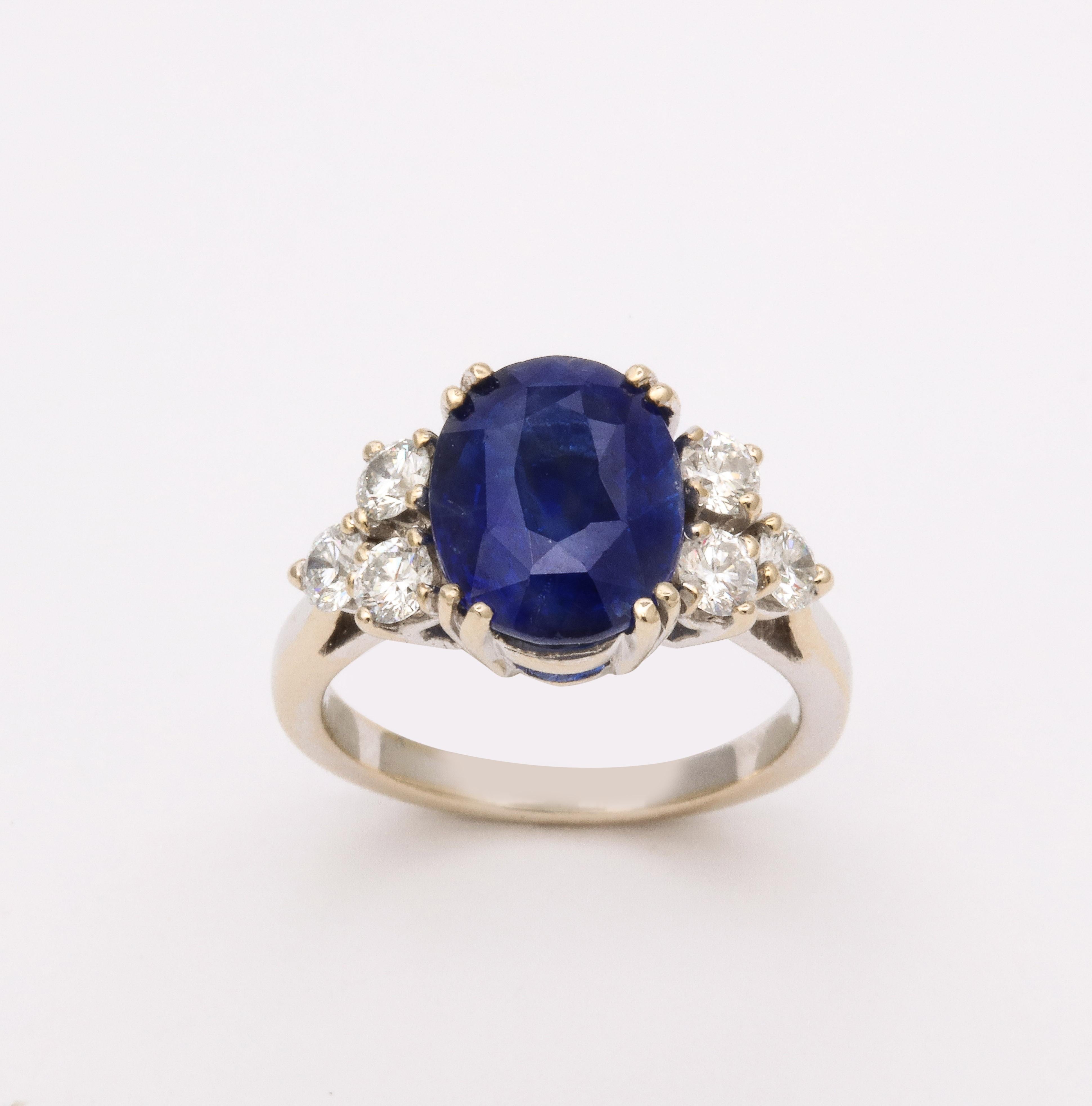 Women's Sapphire and Diamond Ring  For Sale