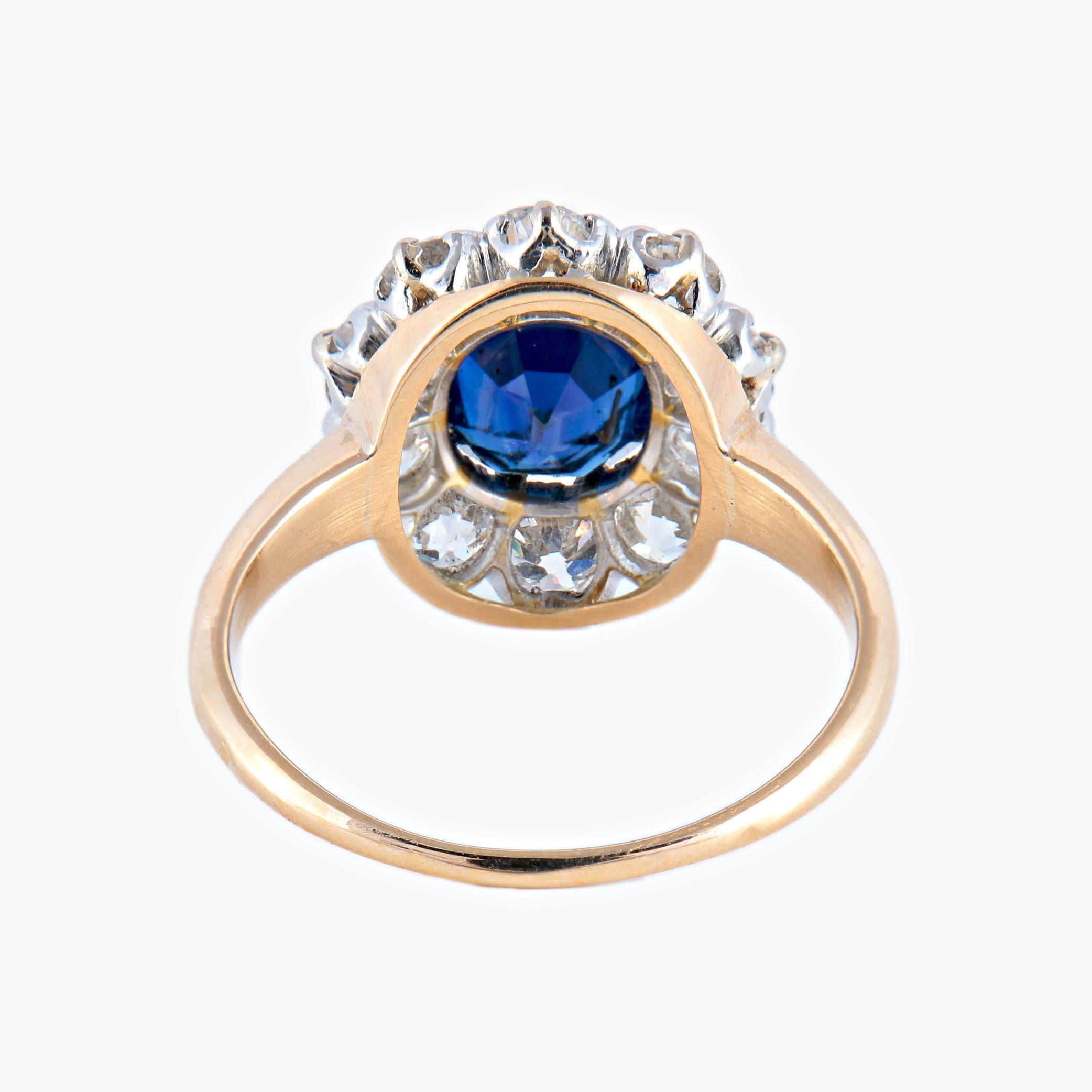 Women's Sapphire and Diamond Ring