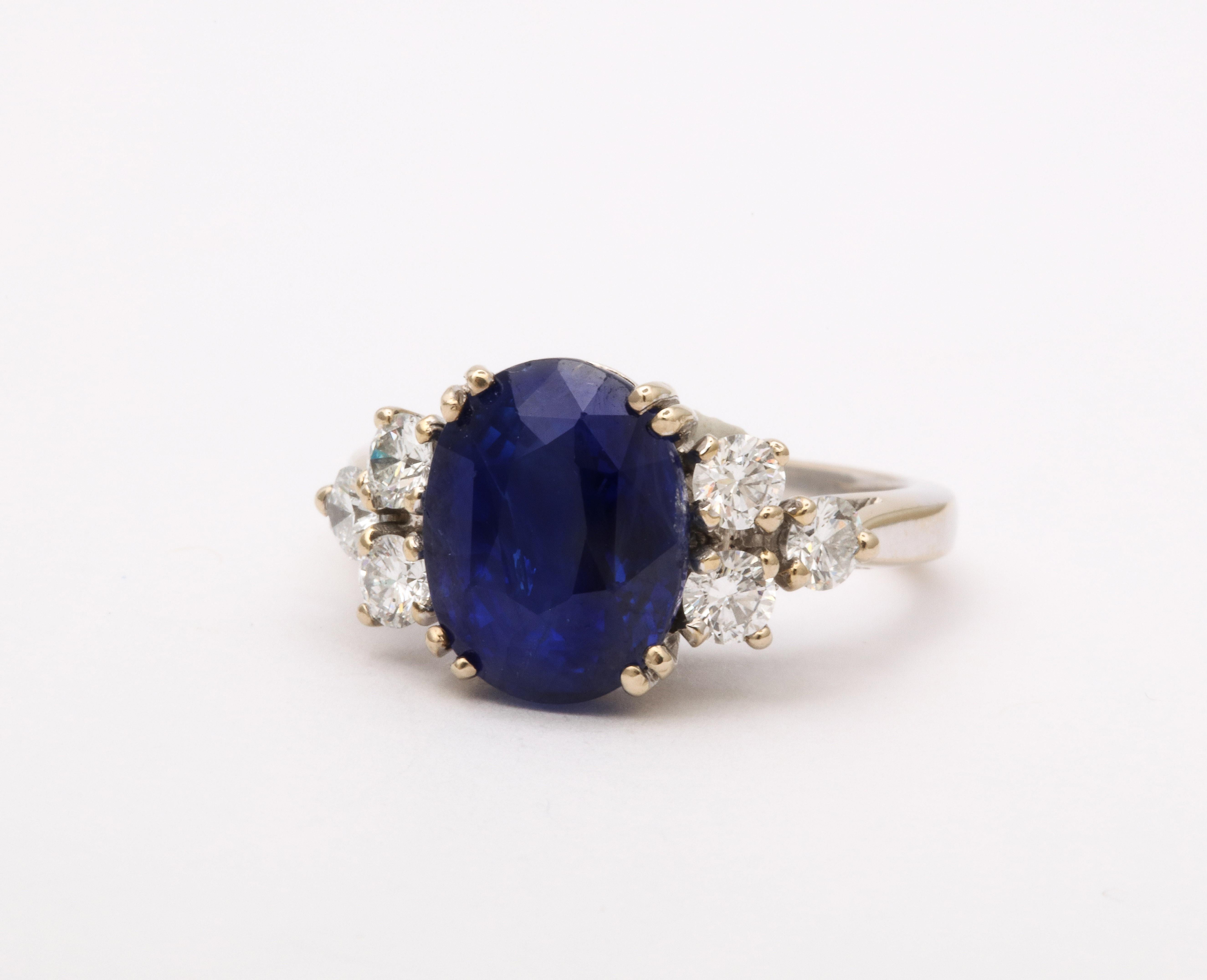 Sapphire and Diamond Ring  For Sale 1