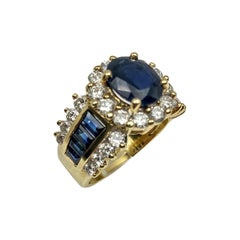 Sapphire and Diamond Ring Sapphire and Diamond Ring