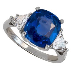 Sapphire and Diamond Ring