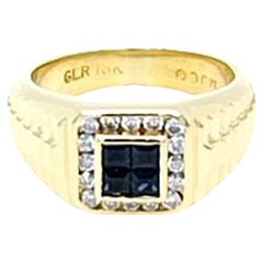 Vintage Sapphire and Diamond Ring 