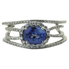 Used Sapphire and Diamond Ring