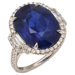 Sapphire and Diamond Ring