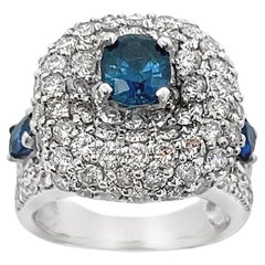 Sapphire and Diamond Ring