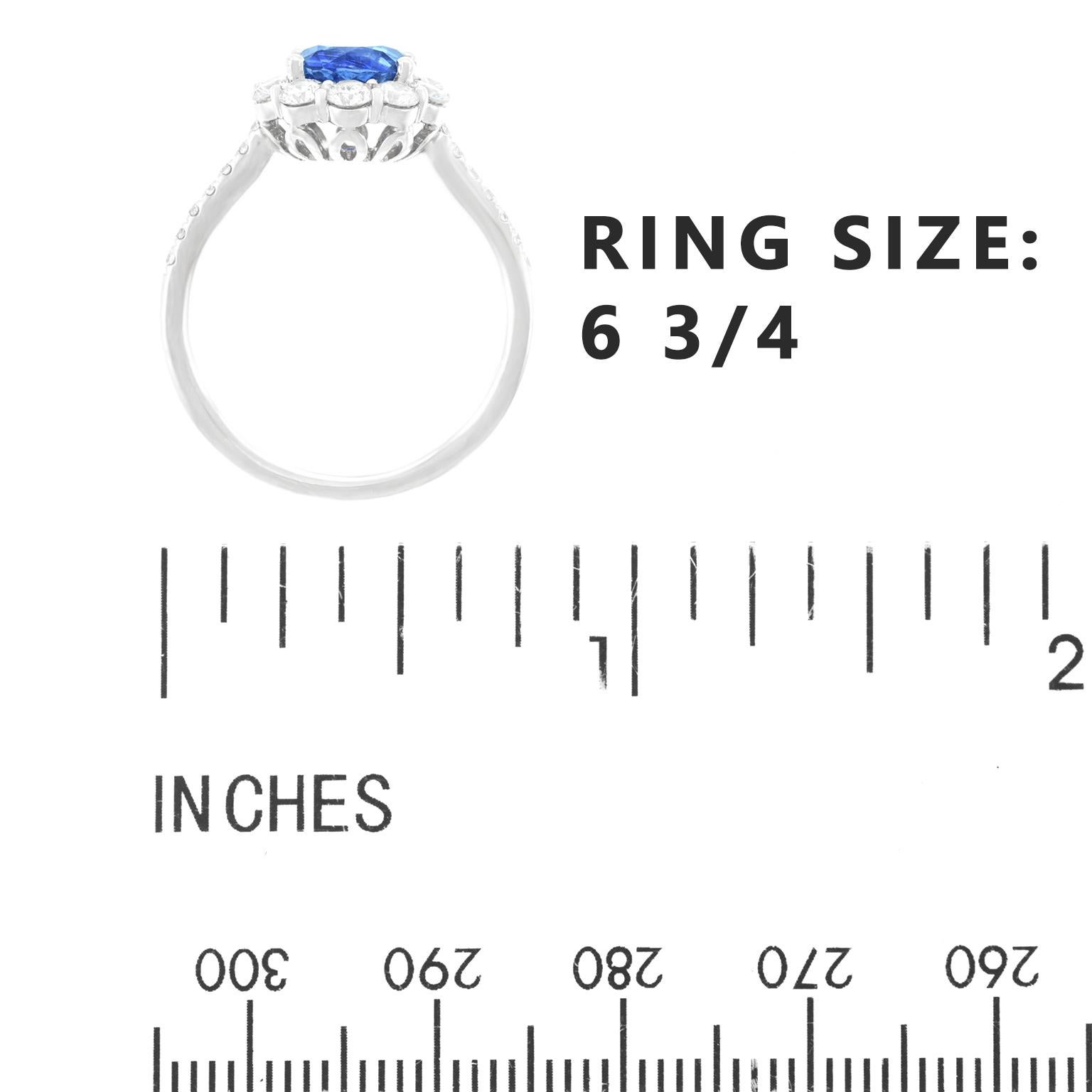Sapphire and Diamond Set Gold Ring For Sale 1