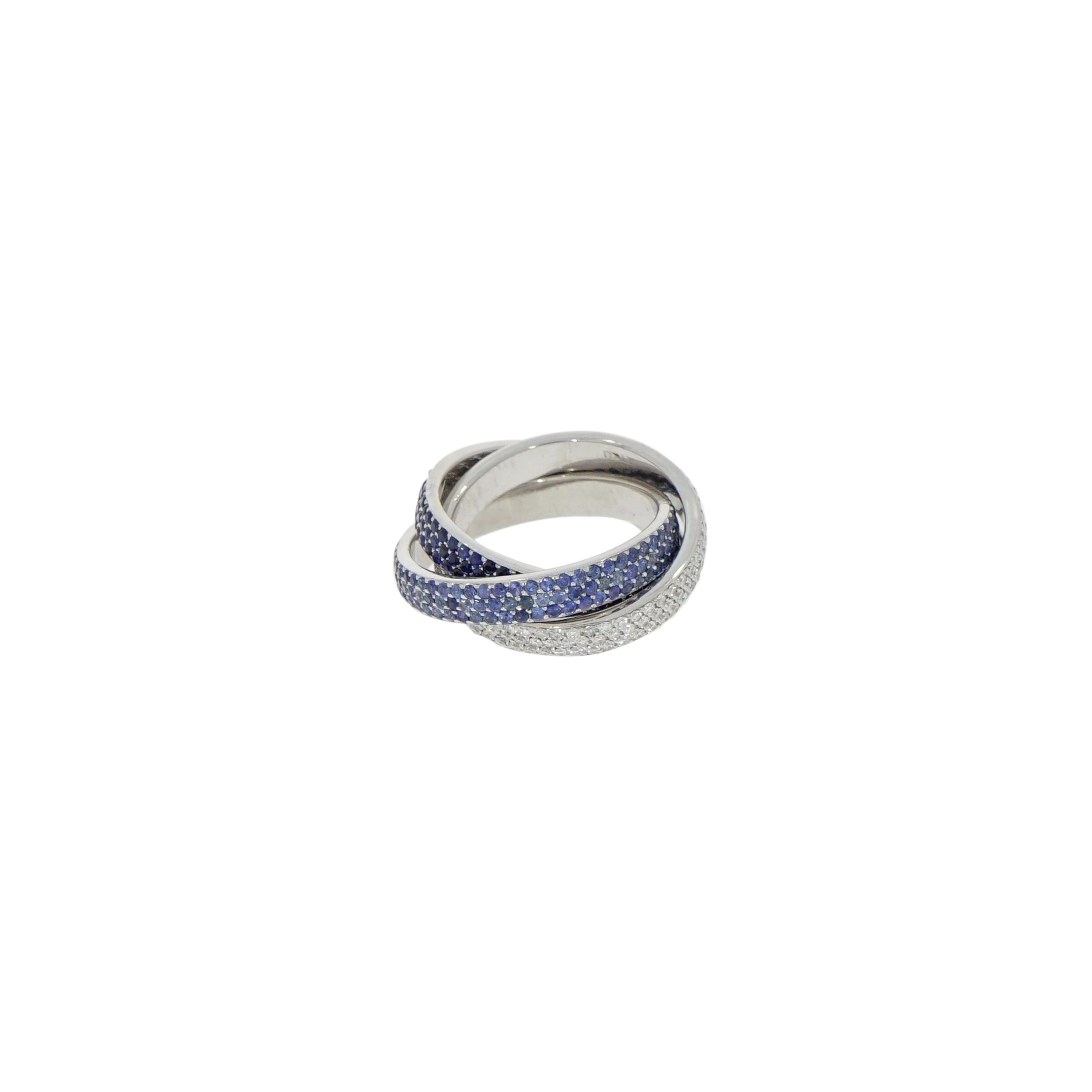sapphire rolling ring