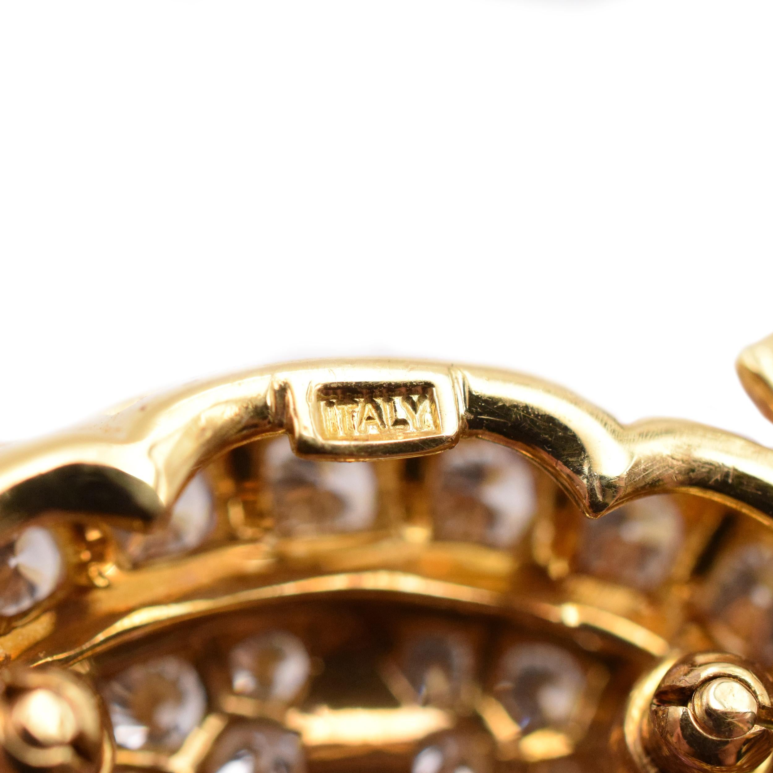 Schildkrötenbrosche mit Saphiren und Diamanten im Angebot 1