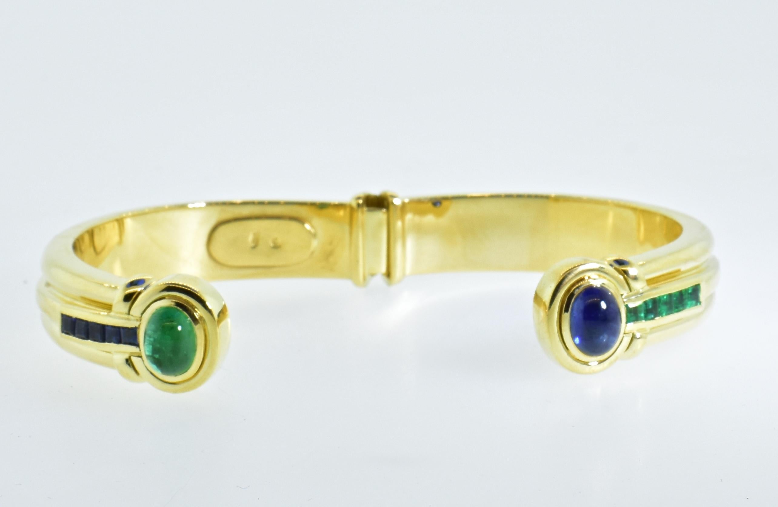 Sapphire and Emerald Bracelet, circa 1965 6