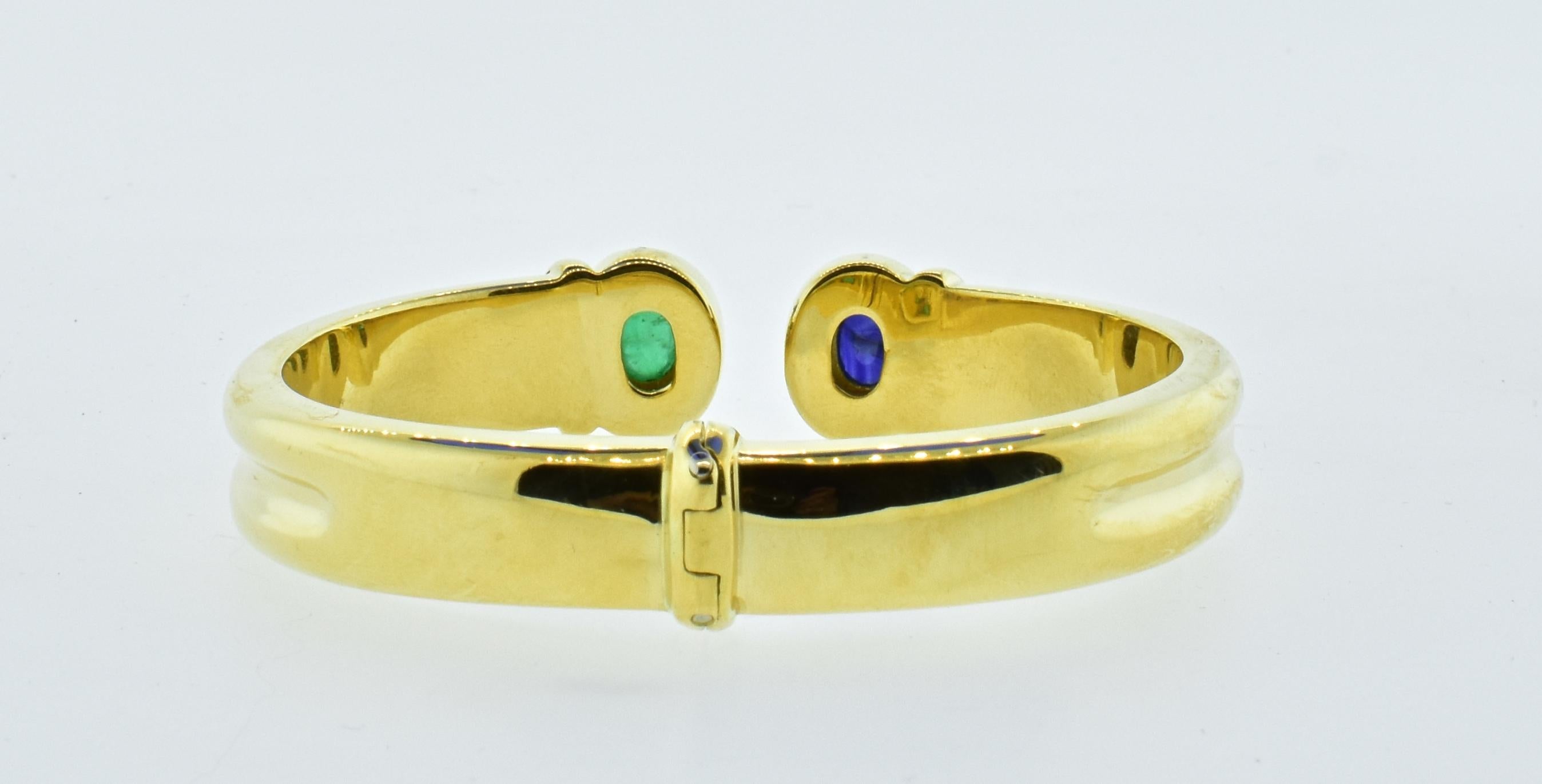 Sapphire and Emerald Bracelet, circa 1965 8