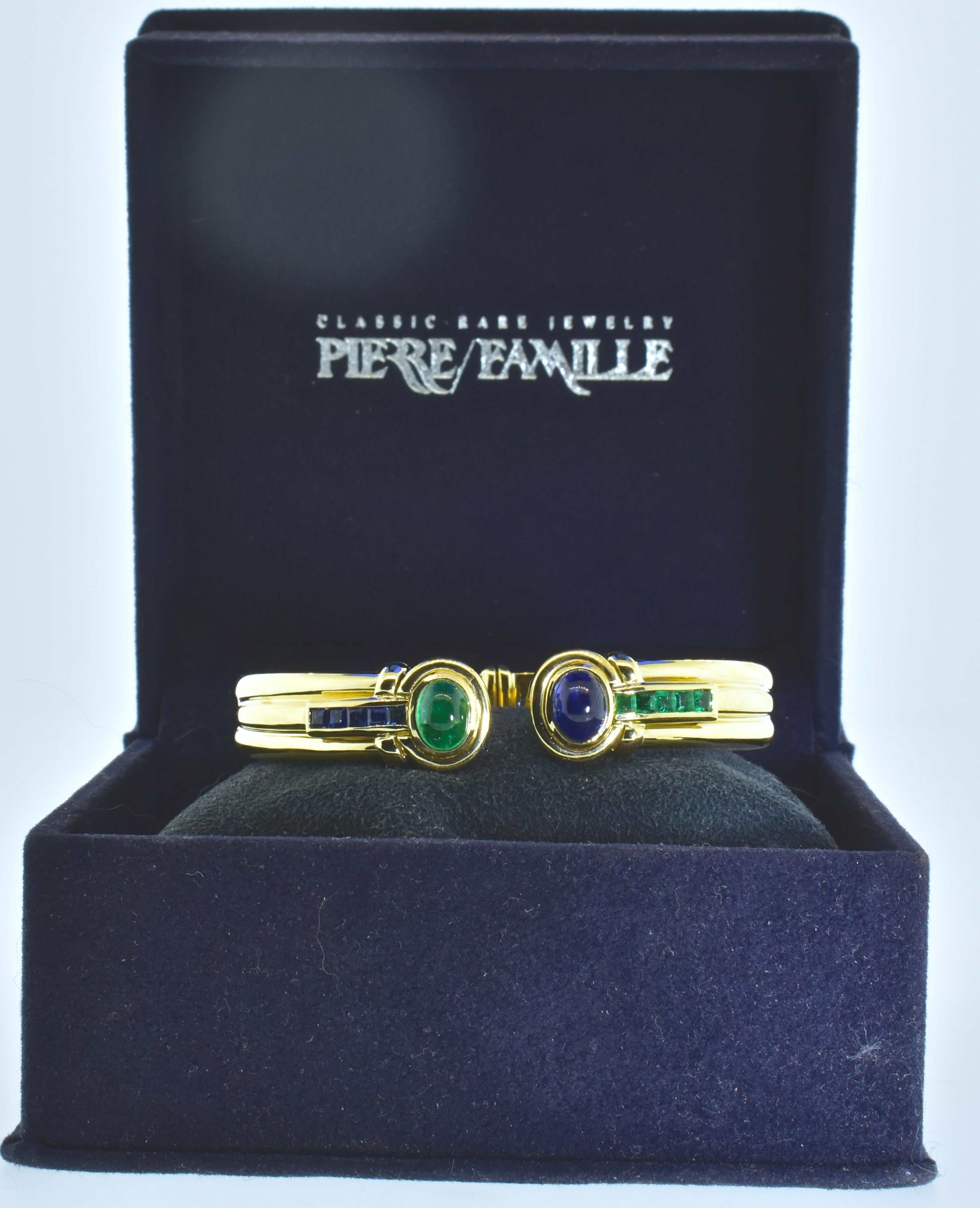 Sapphire and Emerald Bracelet, circa 1965 9