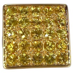 Bague cocktail ancienne en or jaune avec émeraude de 1,31 carat et diamants, c. 1880