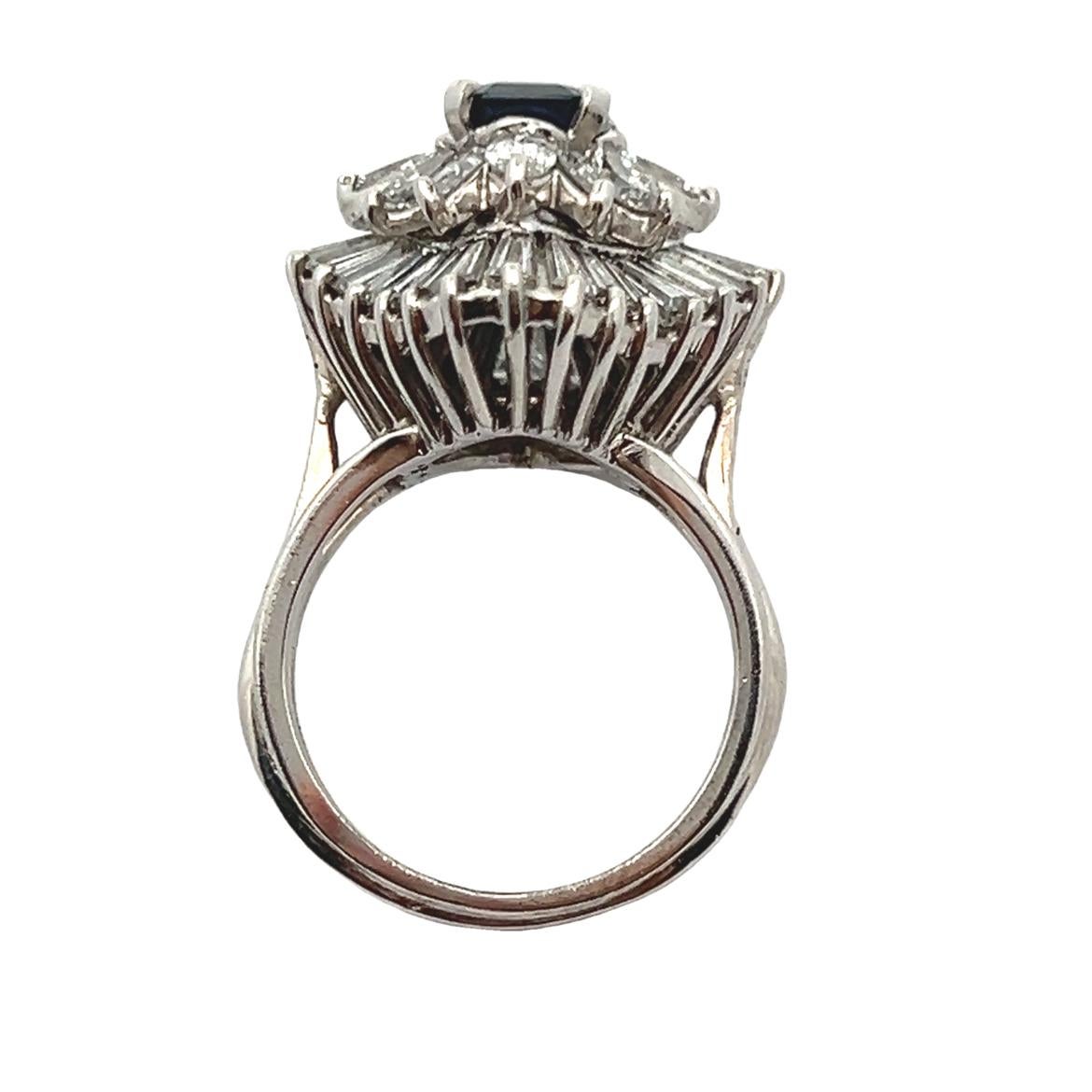 Women's Sapphire Ballerina Ring For Sale