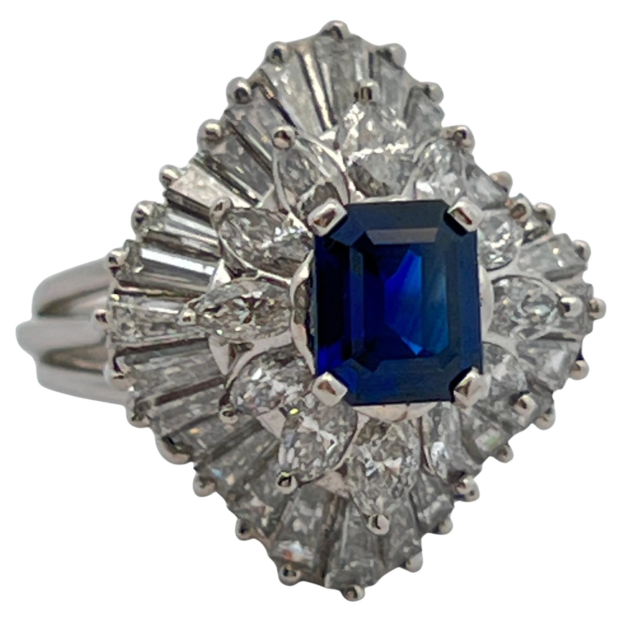 Sapphire Ballerina Ring