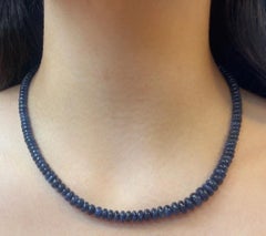 Sapphire Bead Necklace