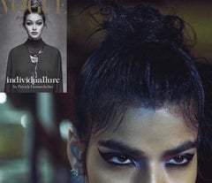 Sapphire Bird Stud Swallow Earrings Yellow Gold Blackbird and the Snow Vogue