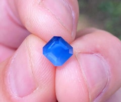 Sapphire Blue 2.36 Ct natural Unheated gemstone, Octagonal cut, Mined Africa