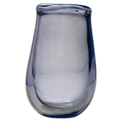 Vase bleu saphir de Per Lütken pour Holmegaard