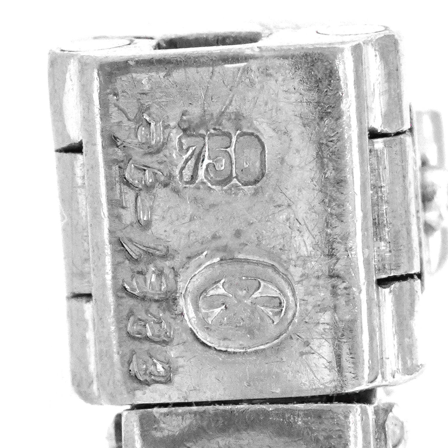 Gubelin, bracelet en saphir 18 carats, années 1960 Unisexe en vente
