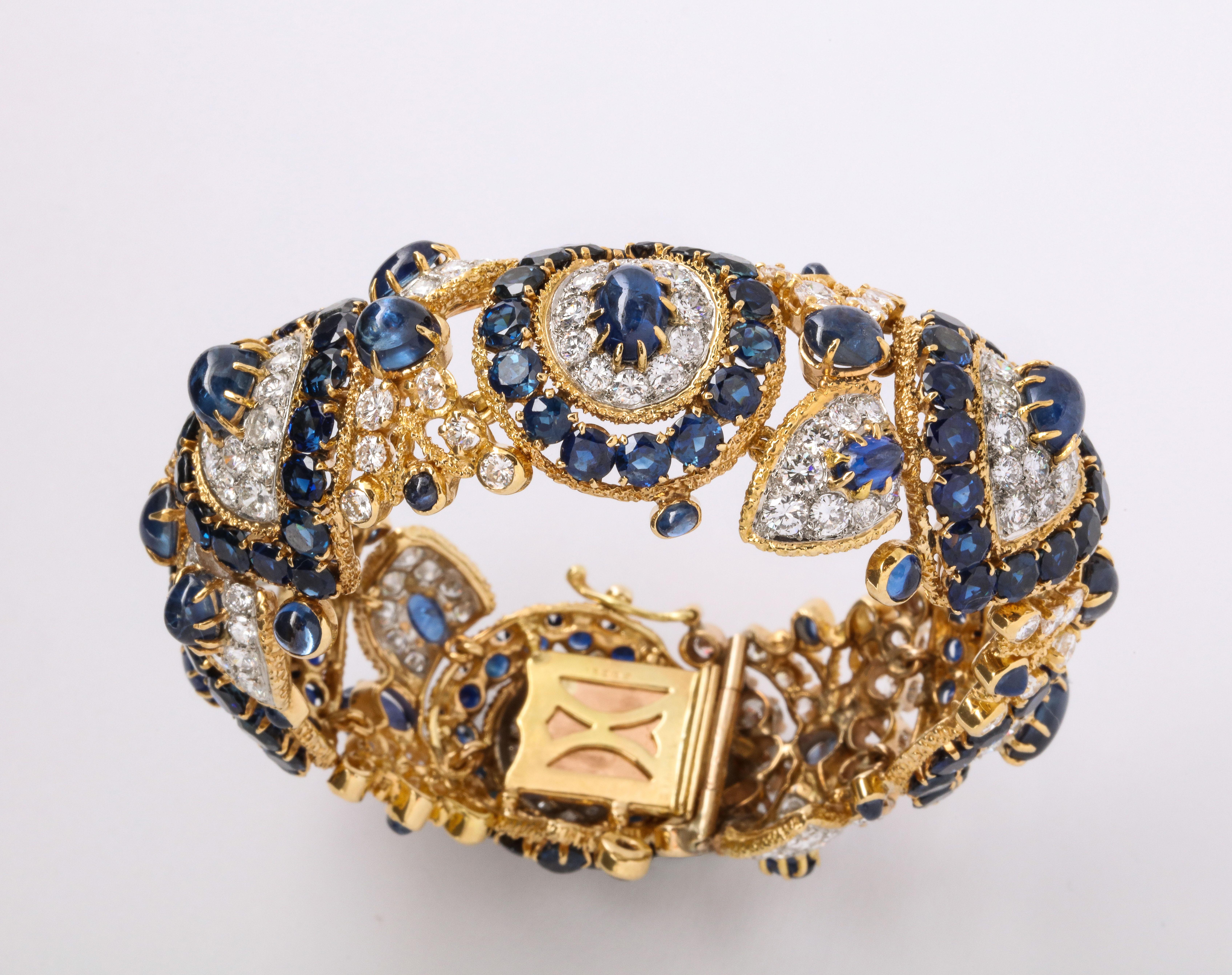 Sapphire Bracelet by Van Cleef and Arpels 4