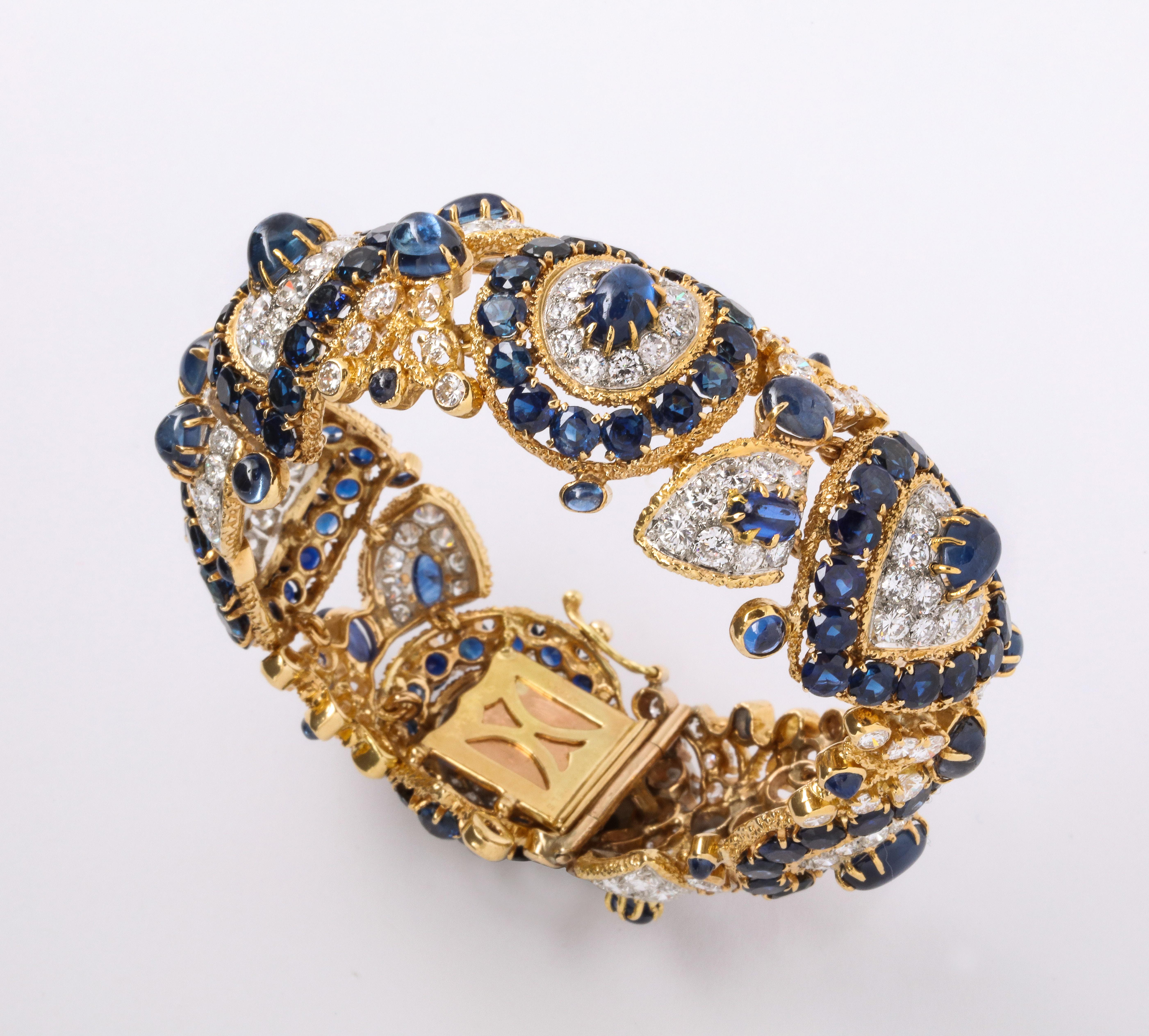 Women's or Men's Sapphire Bracelet by Van Cleef and Arpels