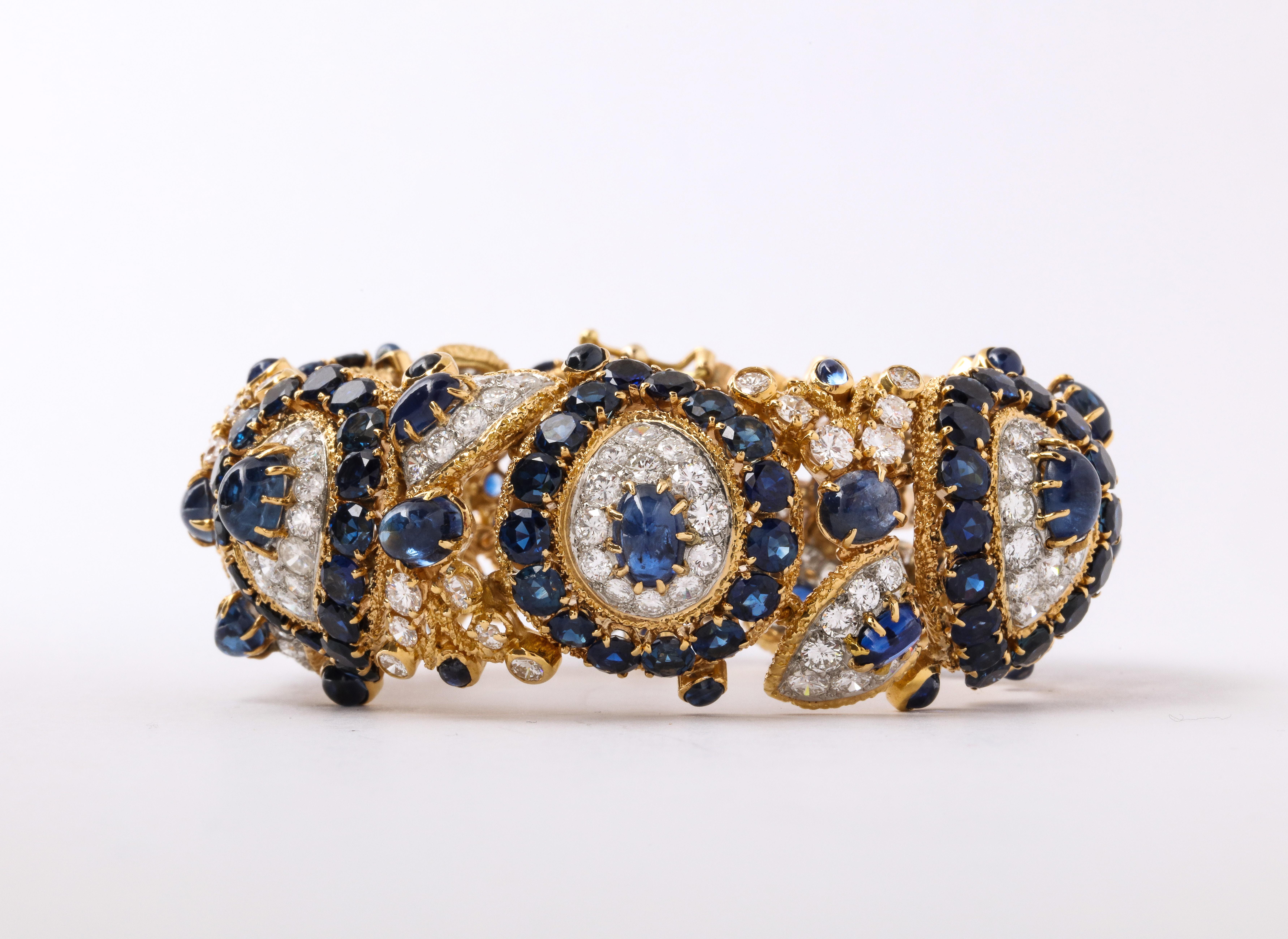 Sapphire Bracelet by Van Cleef and Arpels 6
