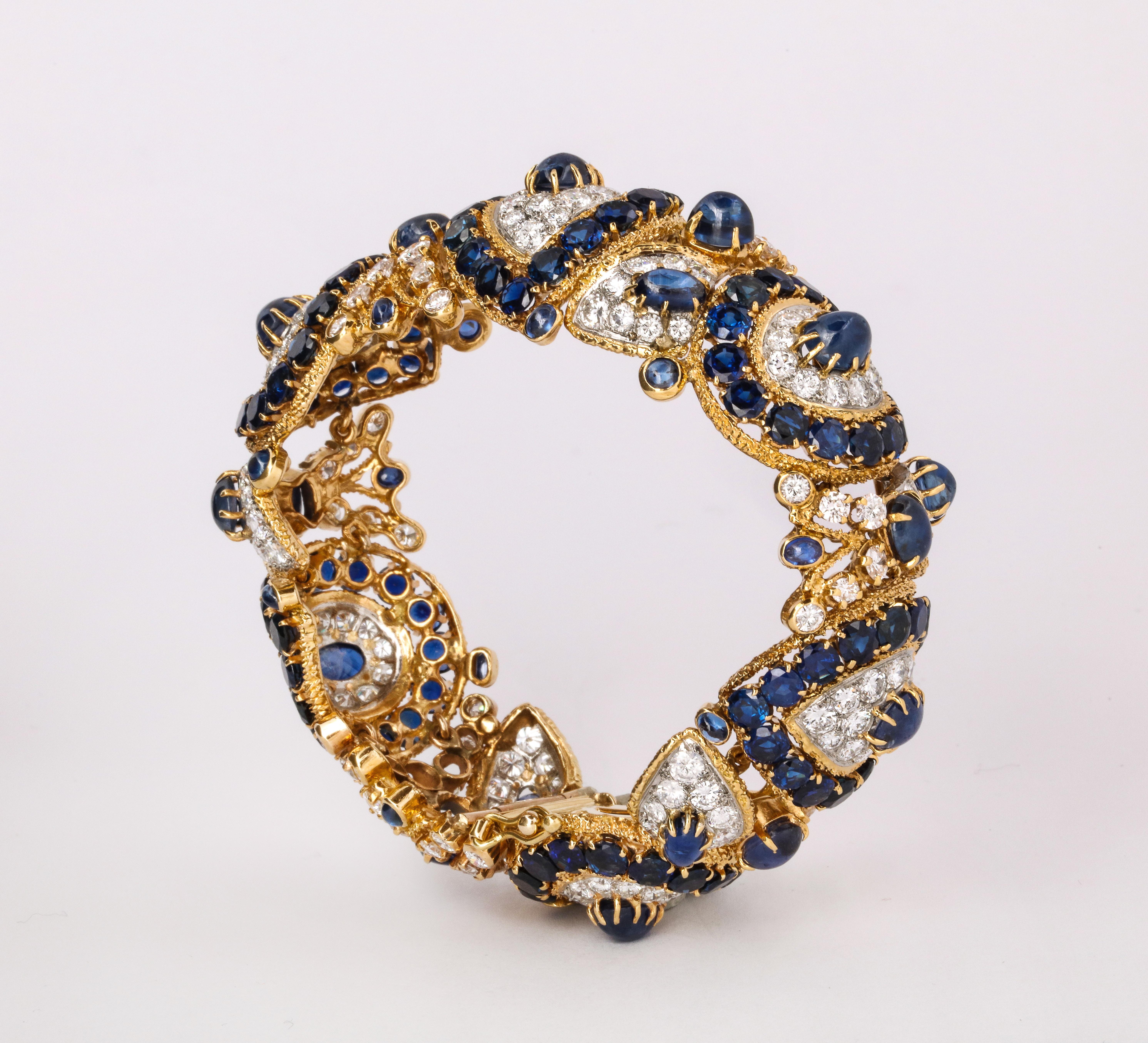 Sapphire Bracelet by Van Cleef and Arpels 5