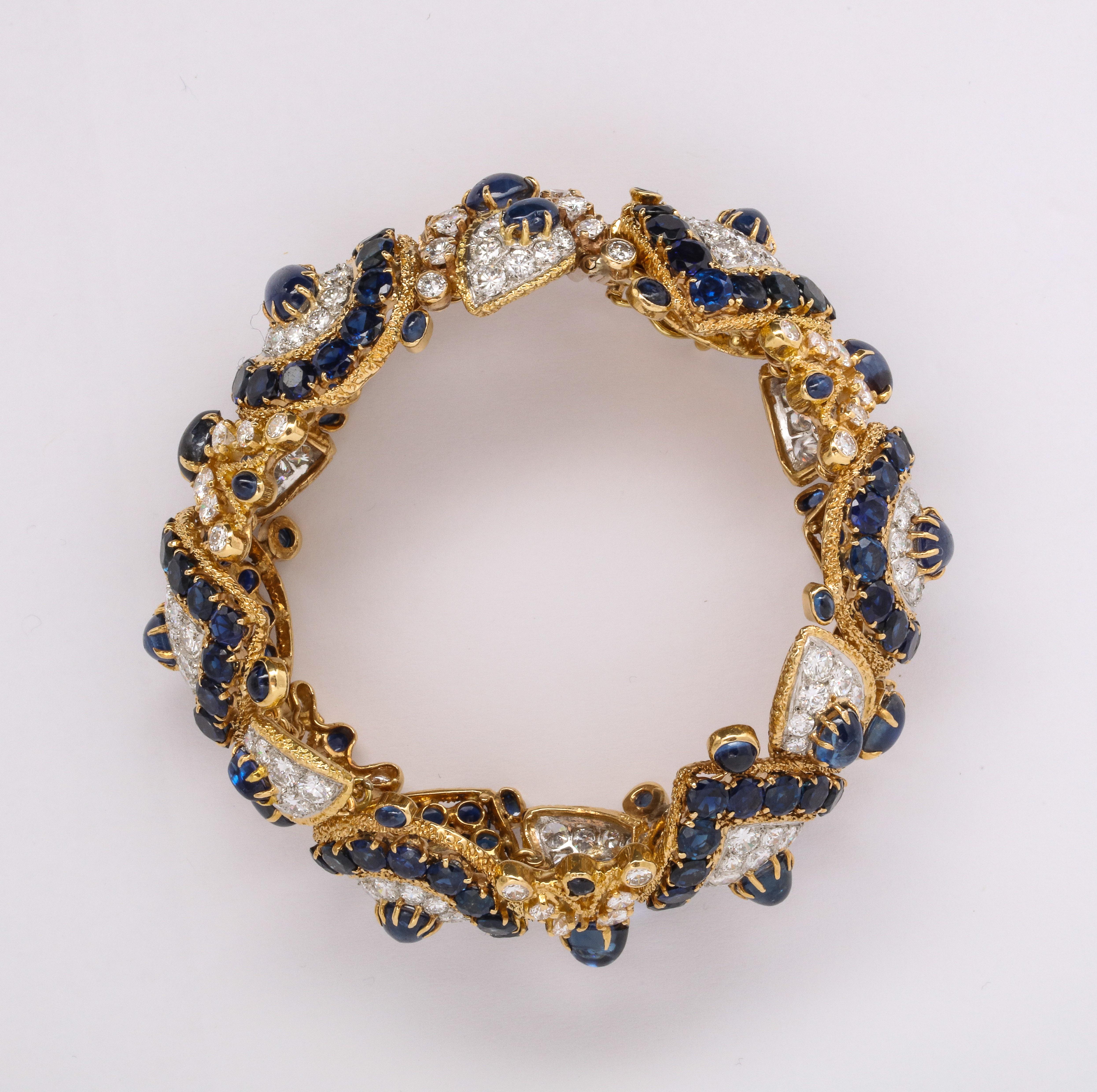 Sapphire Bracelet by Van Cleef and Arpels 8