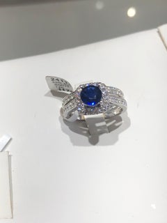 Parure de mariage saphir et diamant