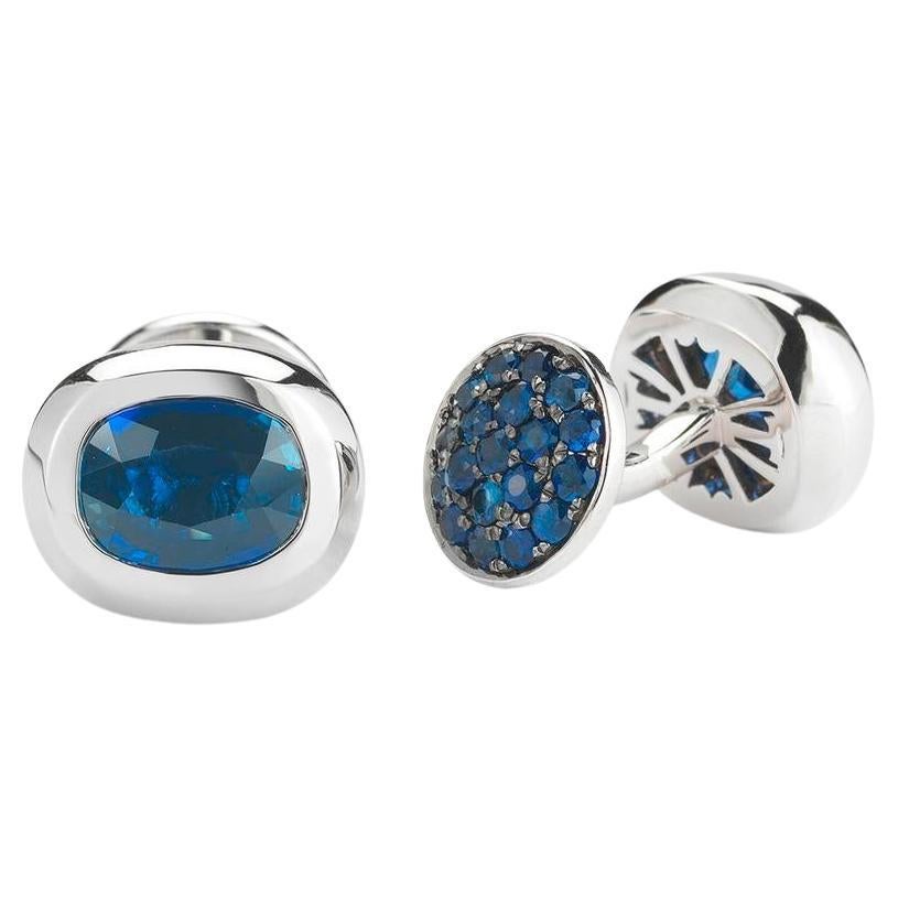 Sapphire Cufflinks For Sale