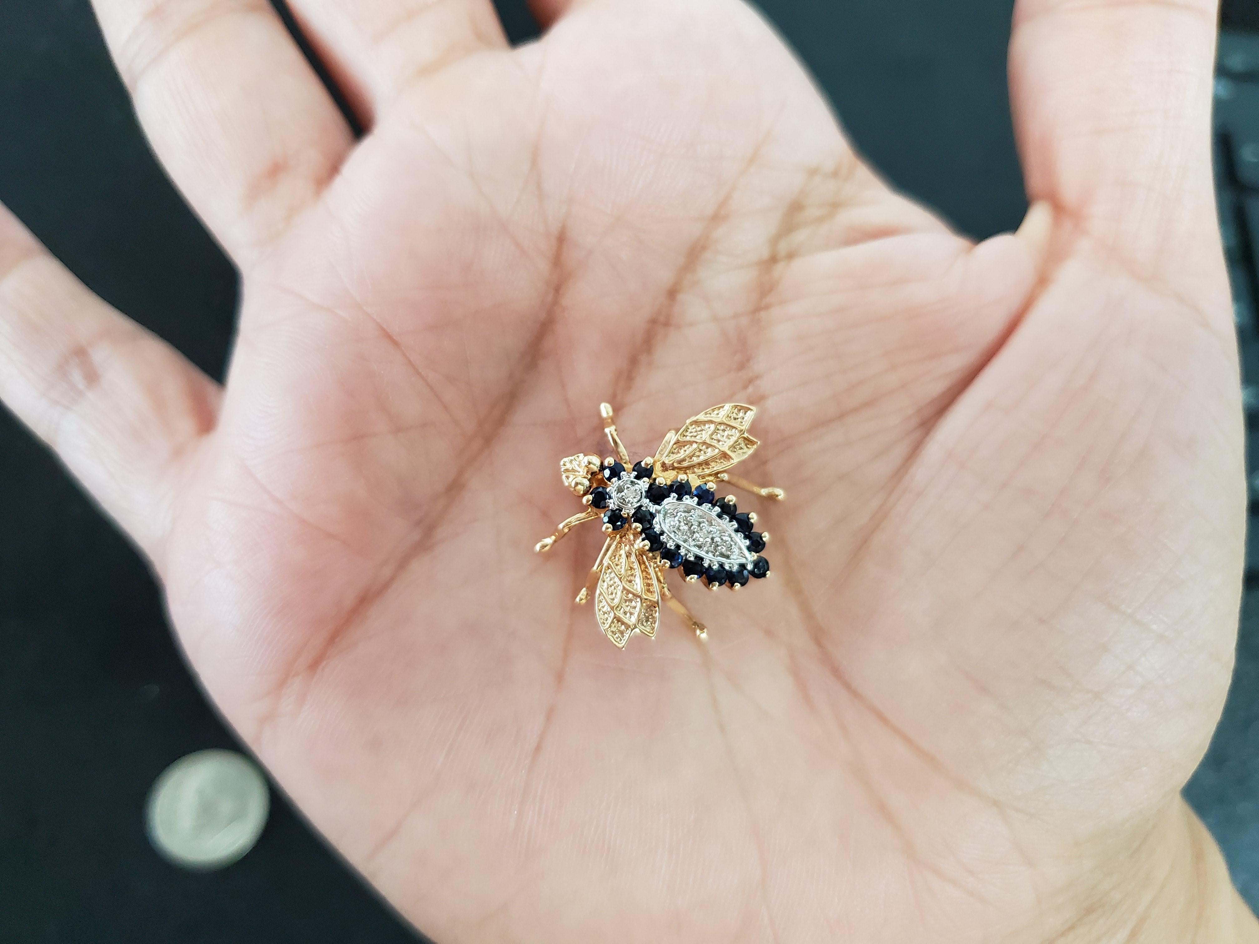 ♥ Product Summary ♥

Main Stone: Diamonds & Sapphire
Approx. Total Carat Weight: .90cttw
Sapphire Carat Weight: .65ct
Diamond Carat Weight: .25ct
Number of Stones: 17 Sapphire & 4 Diamonds
Metal Choice: 14K Yellow Gold
Dimensions: 20 mm x 24 mm