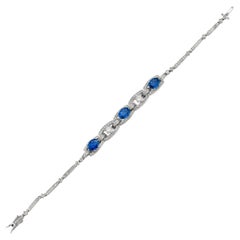 Sapphire & Diamond Bracelet