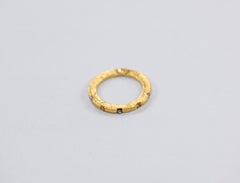 Sapphire Diamond Bridal Wedding Ring in 18 Karat, 22 Karat Gold Bands Stack #6