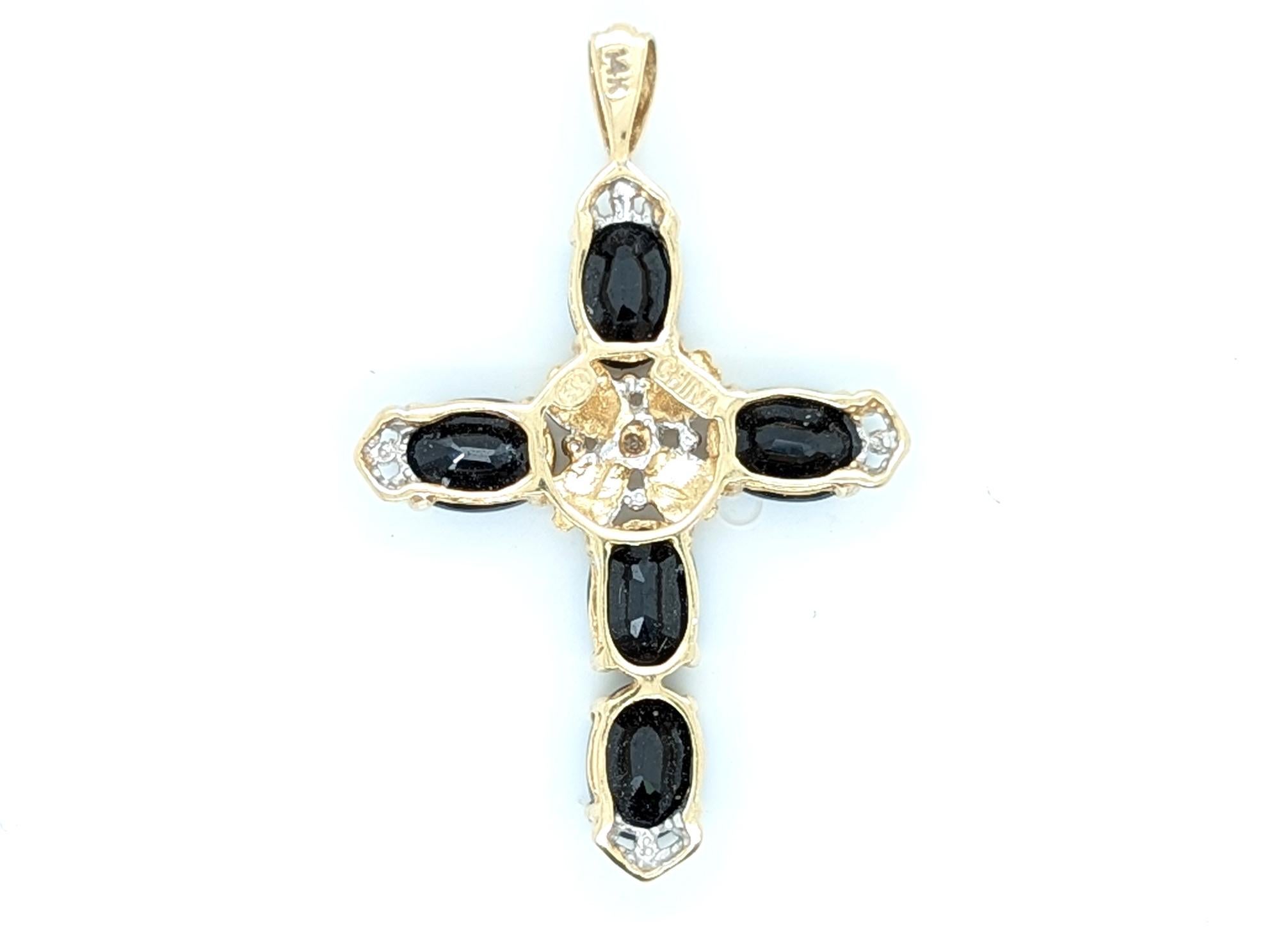 Zafiro Diamante 5ct Cruz Colgante Collar Oro Amarillo 14K




Incluye 5 preciosas gemas de zafiro ovaladas

Cada zafiro tiene más de 1 quilate

Zafiros y diamantes 100% naturales

Peso de 5,00 quilates de zafiro y diamantes 

oro amarillo de 14