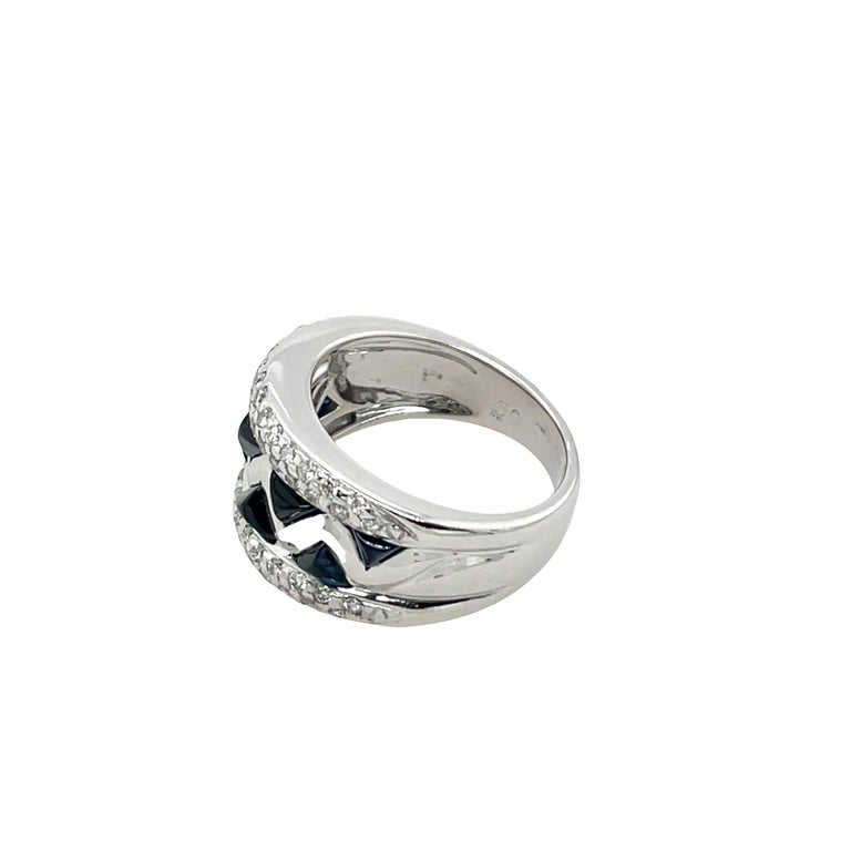 ladies white gold dress rings 14k White Gold Women's Channel Set Engagement Ring
