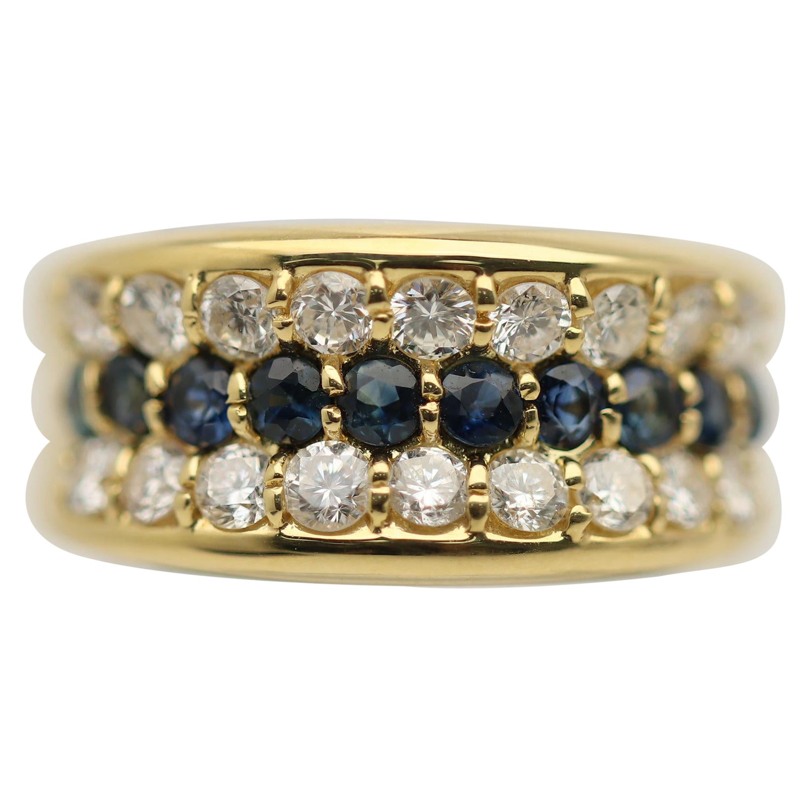Saphir-Diamant-Goldring