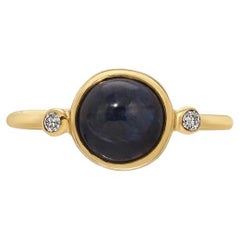 Bague saphir diamant micro Dome