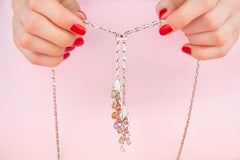 Collier saphir et diamant Lariat Design/One par Ella Gafter
