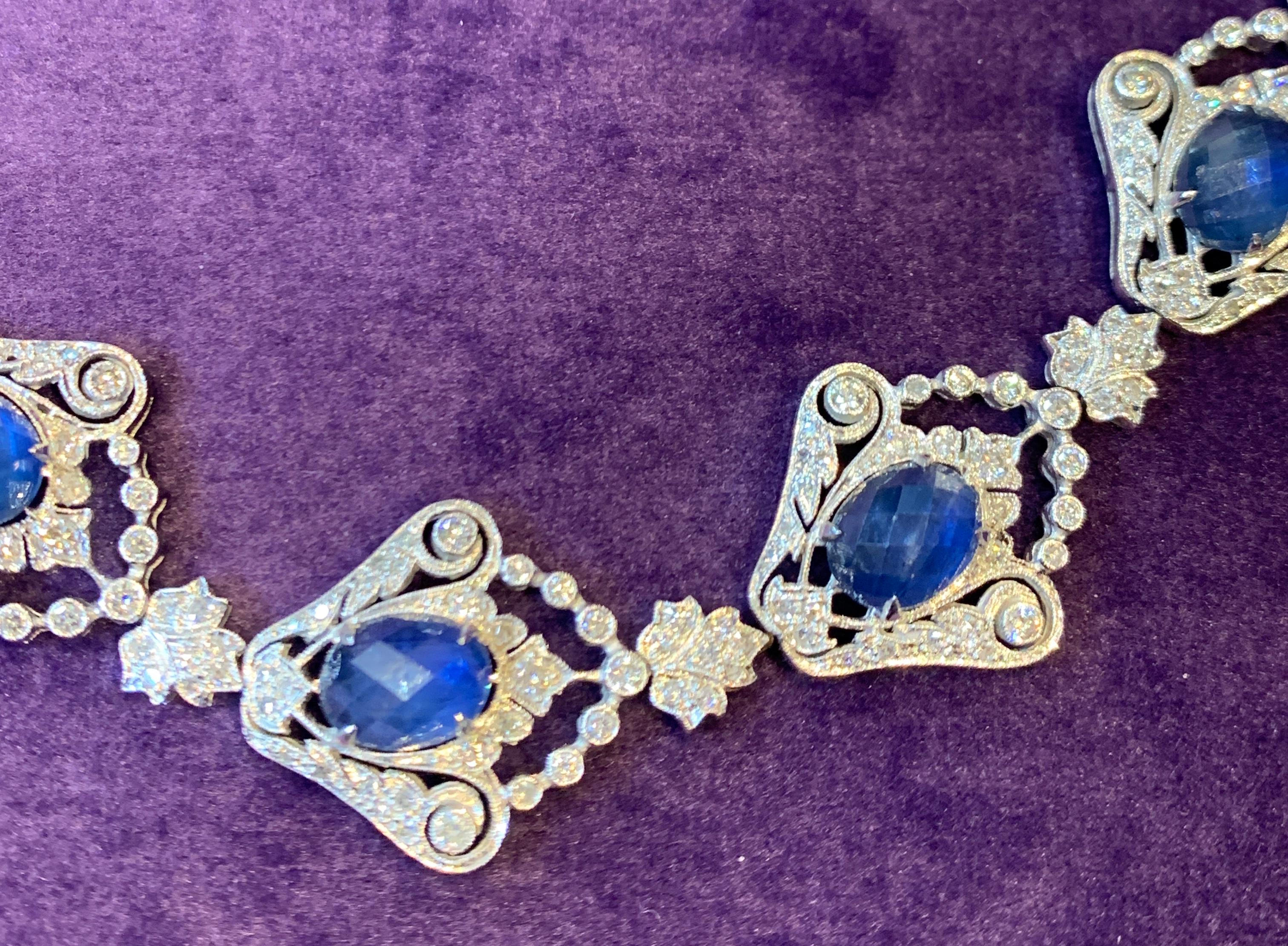 collier saphir