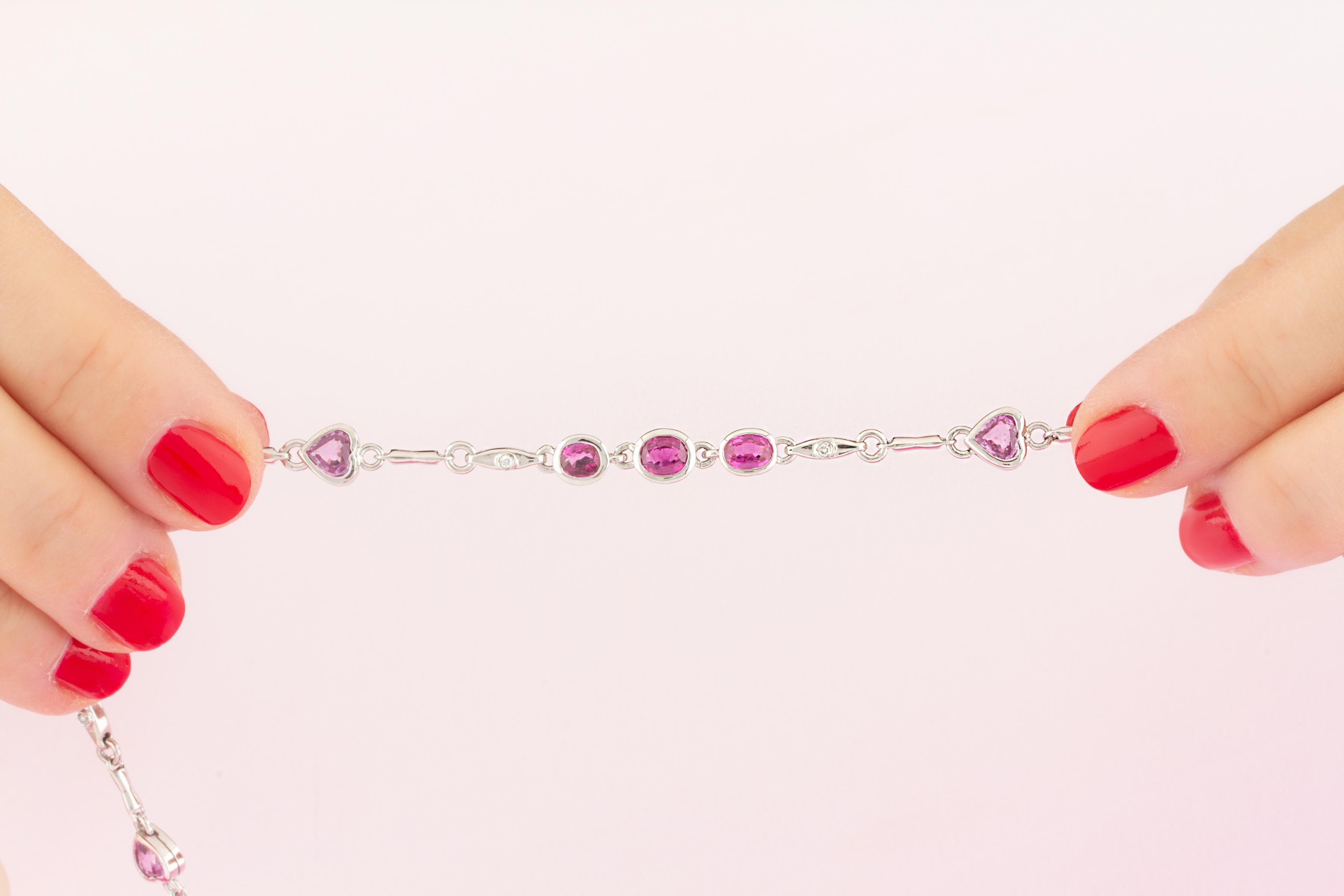 Collar Colgante Zafiro Diamante Perla Diseñado por Ella Gafter en venta 4