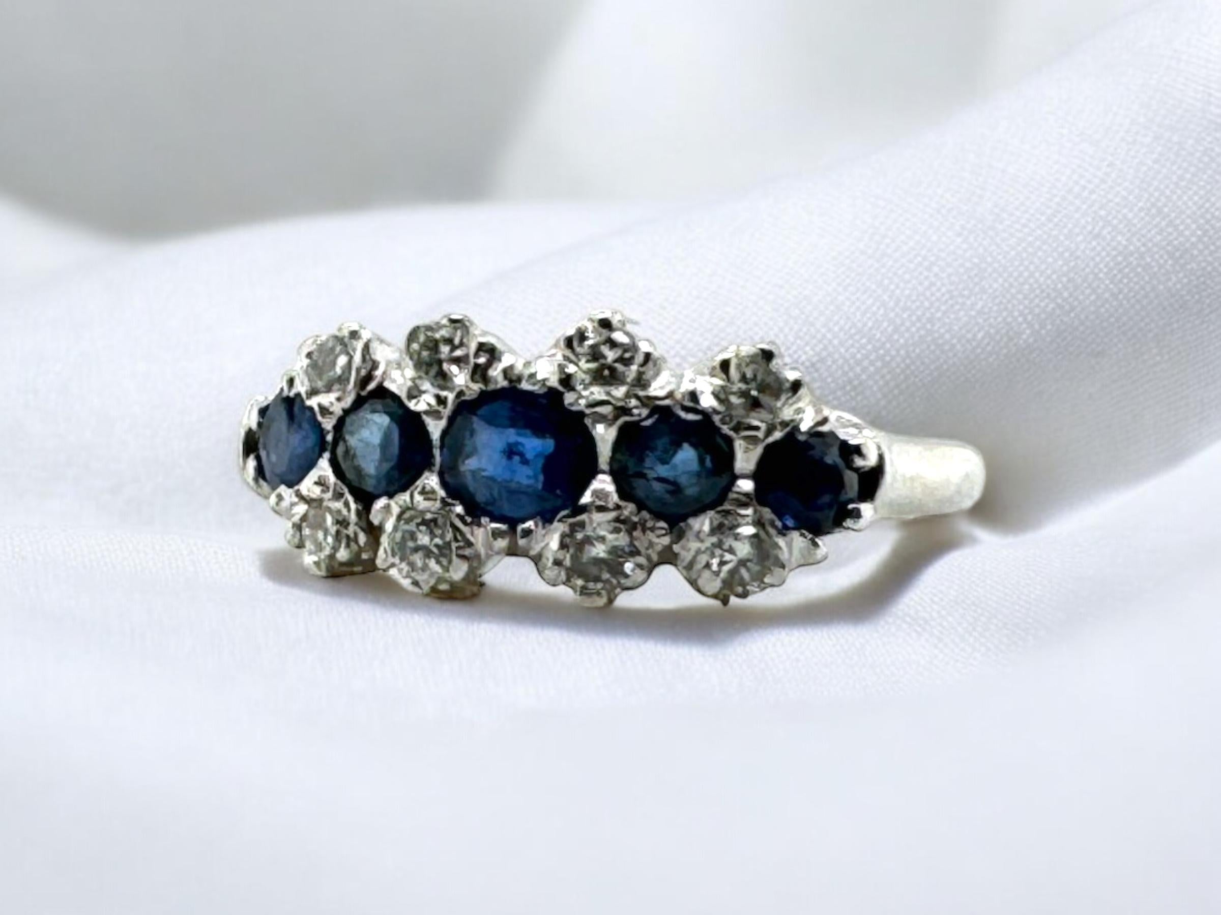 This beauty would make for a perfect stand alone right hand ring or could even potentially work as a unique wedding band!!

Ring Details
Material: 14K White Gold
Head Width: 7.5mm
Head Height: 3.5mm
Shank Width: Tapering from 3mm to 1.7mm
Weight: