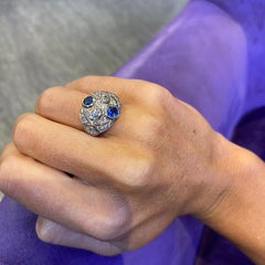 Sapphire & Diamond Ring